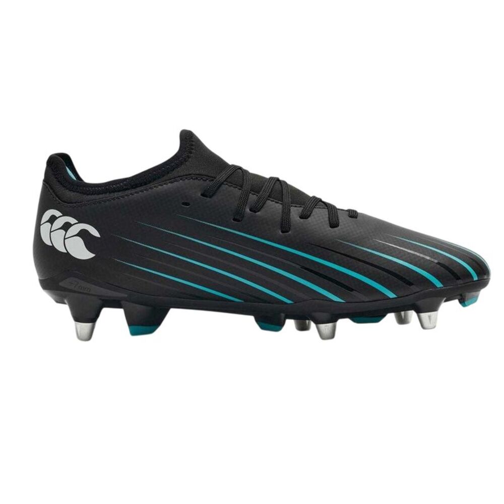 Canterbury Mens Speed Falcon Elite Snug Fit Rugby Boots / Jet Black